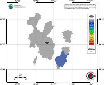 Mappa MCS - territori comuni