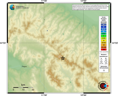 Mappa EMS - località
