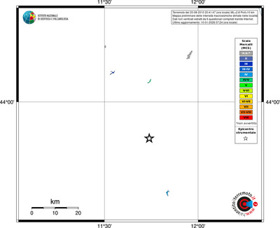 Mappa MCS - territori località