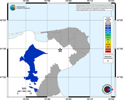 Mappa EMS - territori comuni