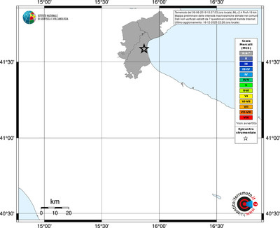 Mappa MCS - territori comuni