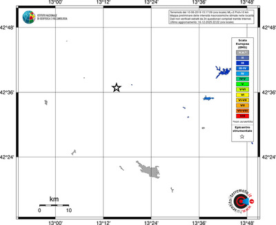 Mappa EMS - territori località