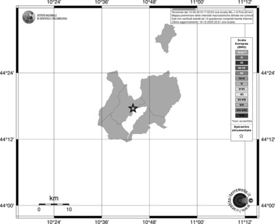 Mappa EMS - territori comuni