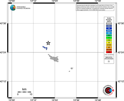Mappa EMS - territori località