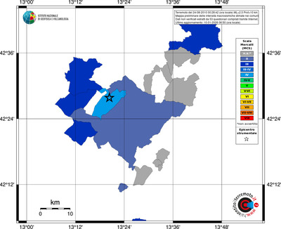 Mappa MCS - territori comuni