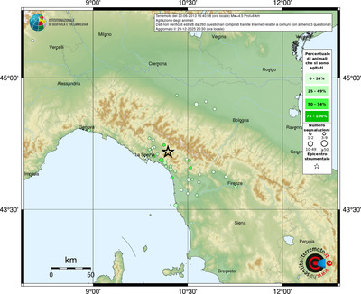 Mappa comuni con almeno 3 questionari