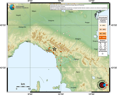 Mappa comuni con almeno 3 questionari