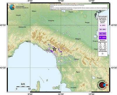 Mappa comuni con almeno 3 questionari