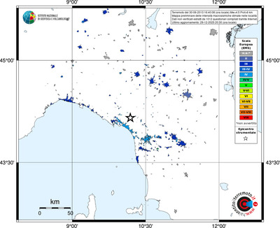 Mappa EMS - territori località