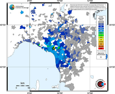 Mappa MCS - territori comuni