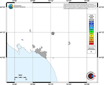 Mappa EMS - territori località