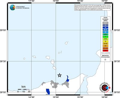 Mappa EMS - territori comuni