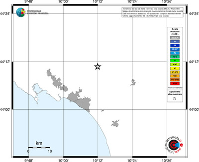 Mappa MCS - territori località