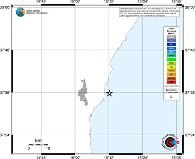 Mappa EMS - territori località