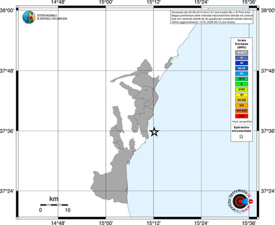 Mappa EMS - territori comuni