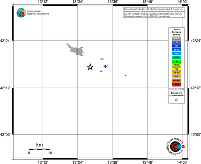 Mappa EMS - territori località