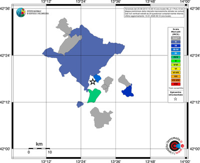 Mappa MCS - territori comuni
