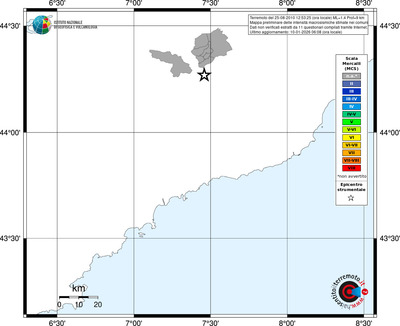 Mappa MCS - territori comuni