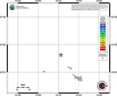 Mappa MCS - territori località
