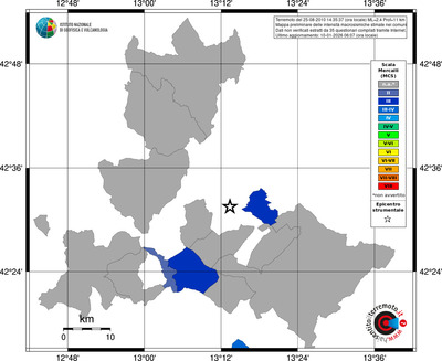 Mappa MCS - territori comuni