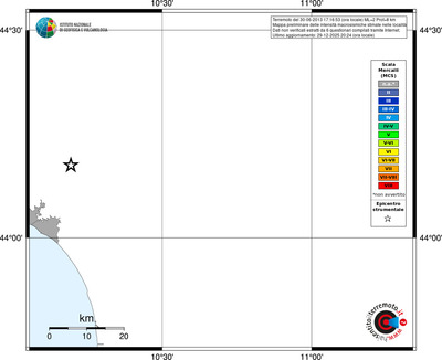 Mappa MCS - territori località