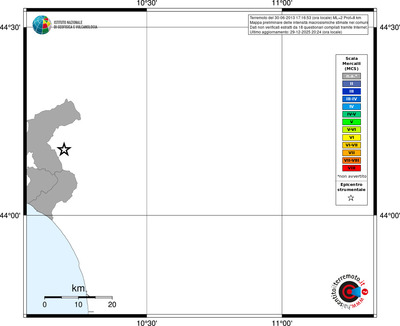 Mappa MCS - territori comuni