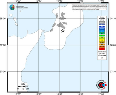 Mappa EMS - territori comuni