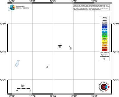 Mappa MCS - territori località
