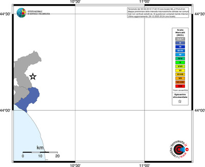 Mappa MCS - territori comuni