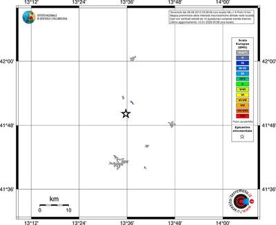 Mappa EMS - territori località
