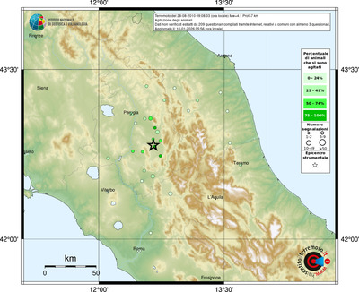 Mappa comuni con almeno 3 questionari