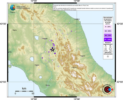 Mappa comuni con almeno 3 questionari