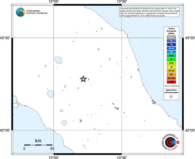 Mappa EMS - territori località