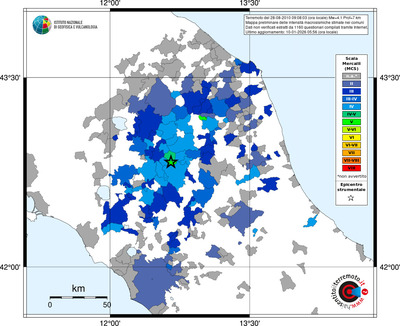 Mappa MCS - territori comuni