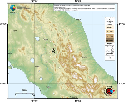 Mappa comuni con almeno 3 questionari