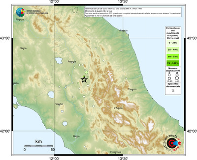 Mappa comuni con almeno 3 questionari