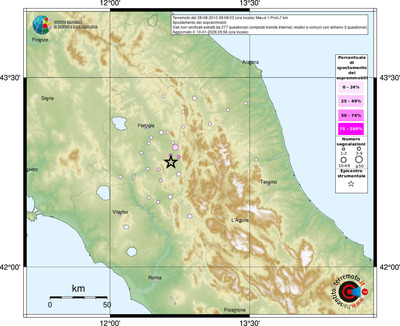 Mappa comuni con almeno 3 questionari