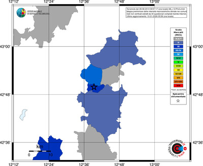 Mappa MCS - territori comuni