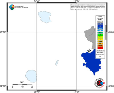 Mappa EMS - territori comuni