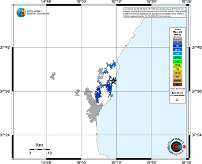 Mappa MCS - territori località