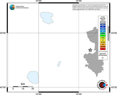 Mappa MCS - territori comuni