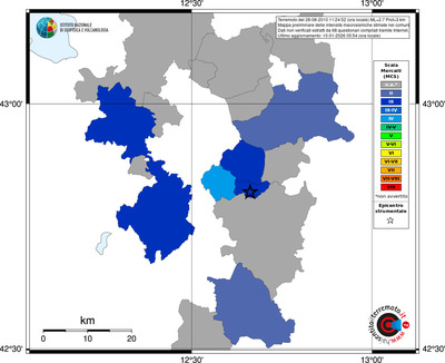 Mappa MCS - territori comuni