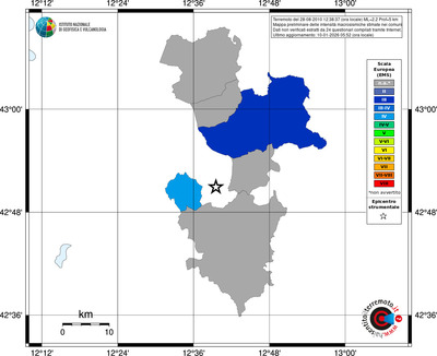 Mappa EMS - territori comuni