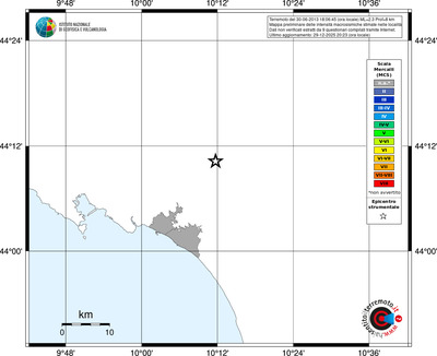 Mappa MCS - territori località