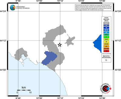 Mappa MCS - territori comuni