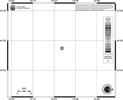 Mappa MCS - territori località