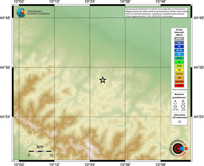 Mappa MCS - località