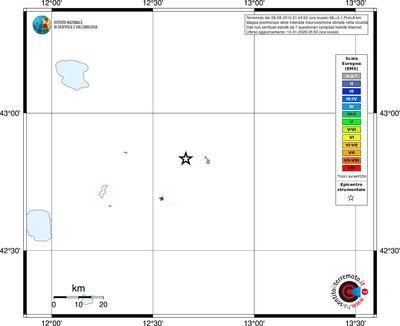 Mappa EMS - territori località