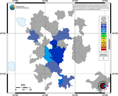Mappa MCS - territori comuni
