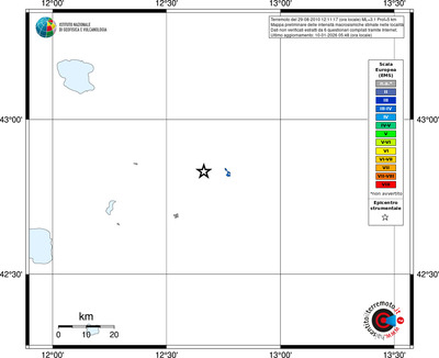 Mappa EMS - territori località